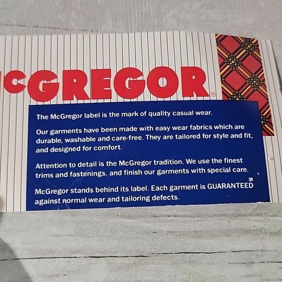 MCGREGOR Vintage Single Stitch size XL Mens Light Gray Elastic Back Blend Shorts - Picture 4 of 8